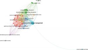 Network of bibliographic coupling – journals