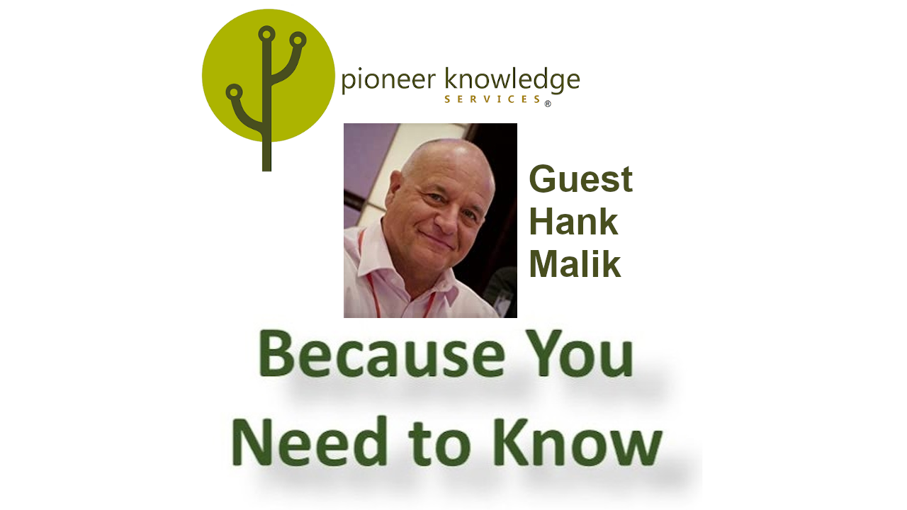 Because You Need to Know - Hank Malik