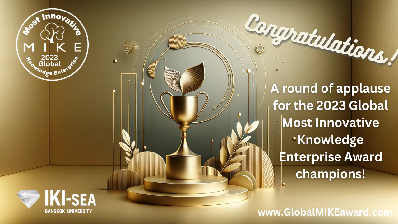 Global Most Innovative Knowledge Enterprise (MIKE) Award 2023