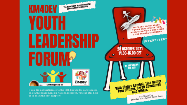 KM4Dev Youth Leadership Forum